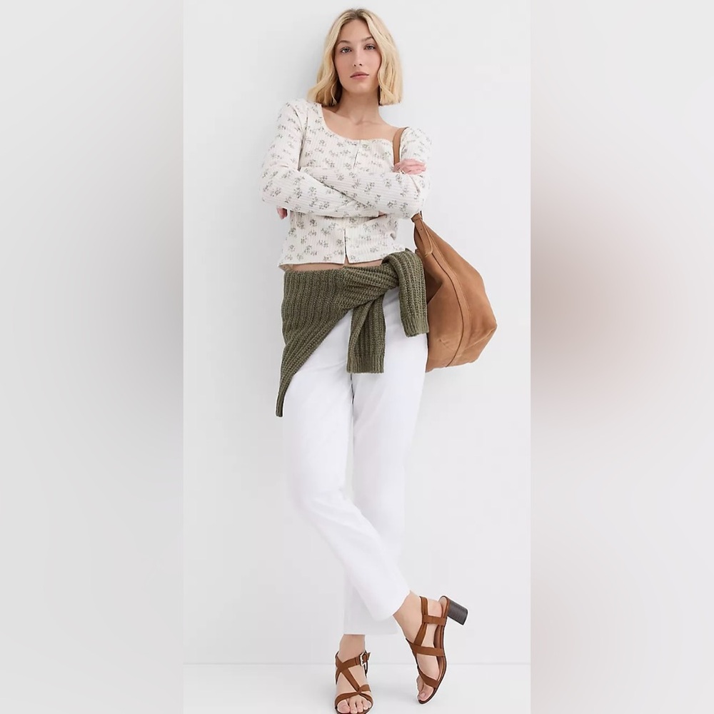 NWT Loft Petite Monroe Slim Chino Pants